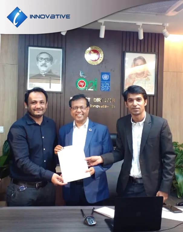 Contract signing ceremony with a2i