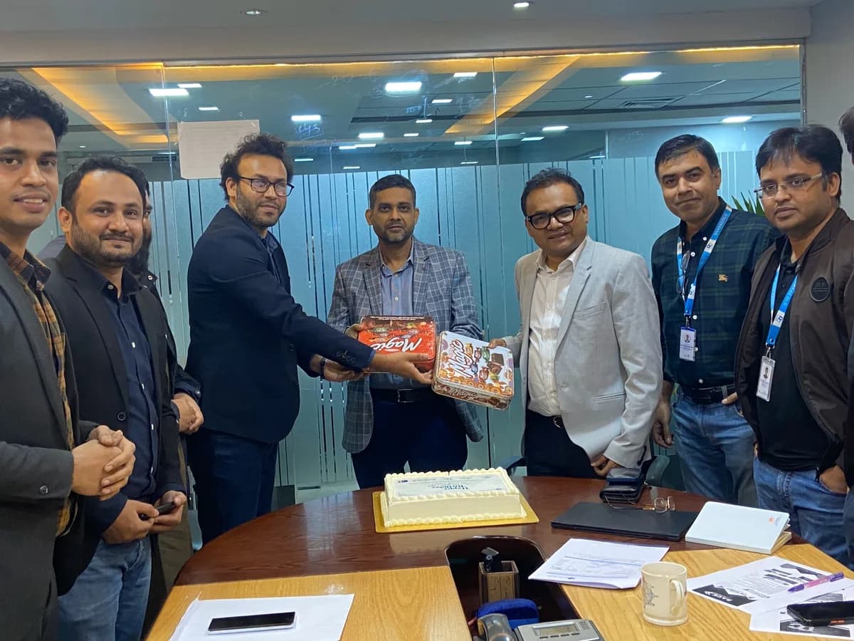 Birthday Celebration of the Valuable Client (Chairman & Managing Director of Dhaka Colo Private Limited)